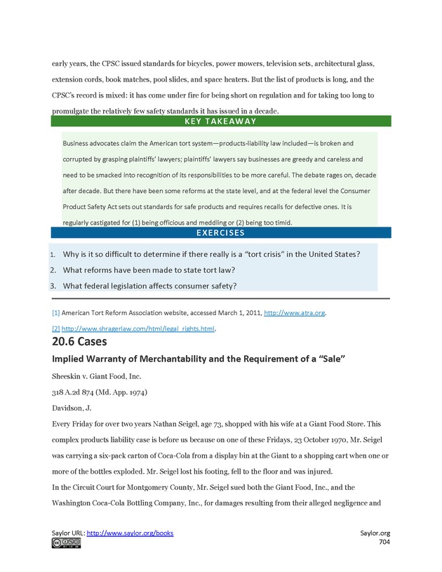 Business Law and the Legal Environment - Page 704